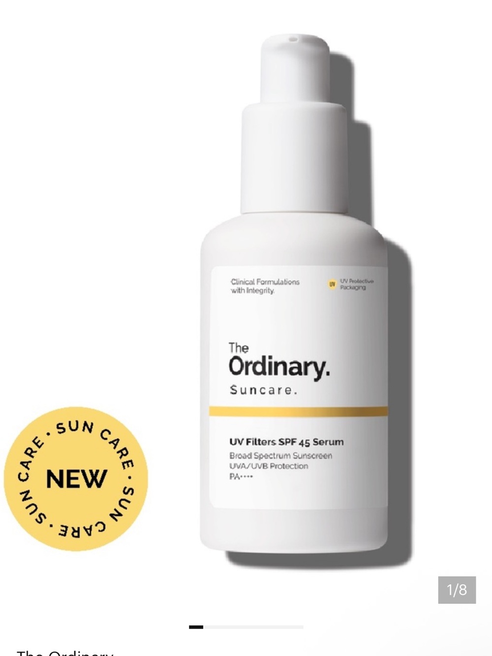 NIB The Ordinary Sunscreen SPF 45 Serum